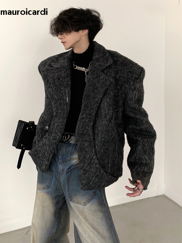 Men'S Fashion Light Jacket - Mauroicardi Cappotto Blazer Invernale Caldo e