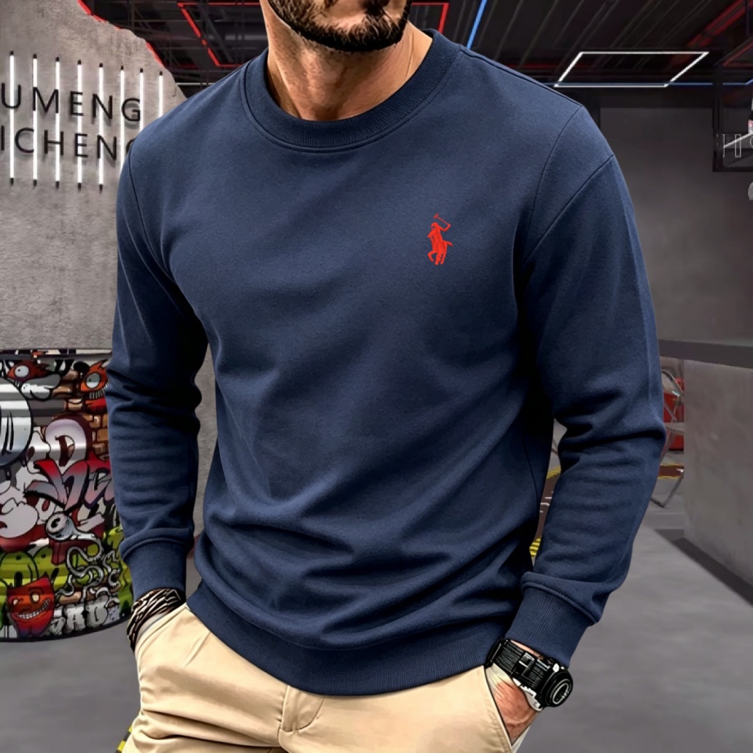 Men'S Tops Fashion - T-shirt da uomo a maniche lunghe
