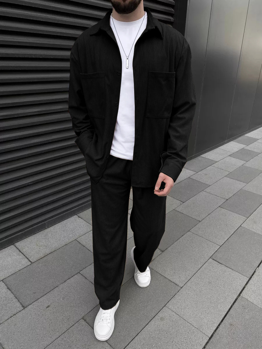 Men'S Fashion Trousers - Completo da Uomo in Velluto a