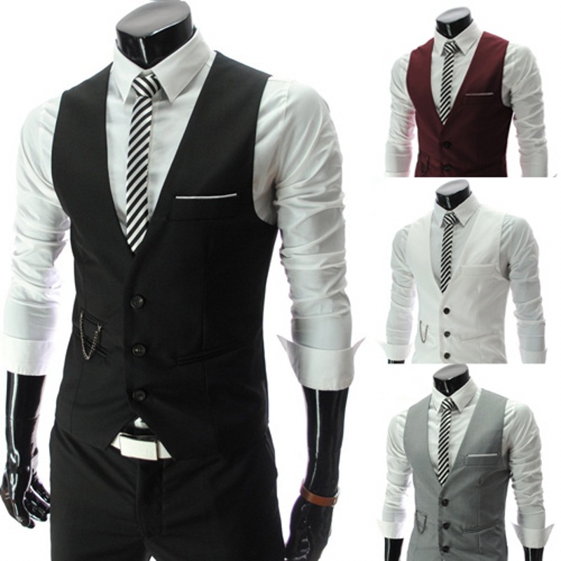 Mens Fashion Trajes - 2025 Abito di marca Gilet da