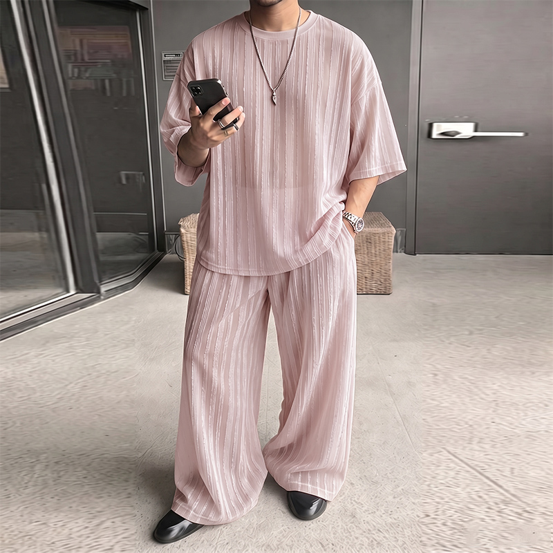 Men'S Fashion Trousers - INCERUN Completi da Uomo a Righe