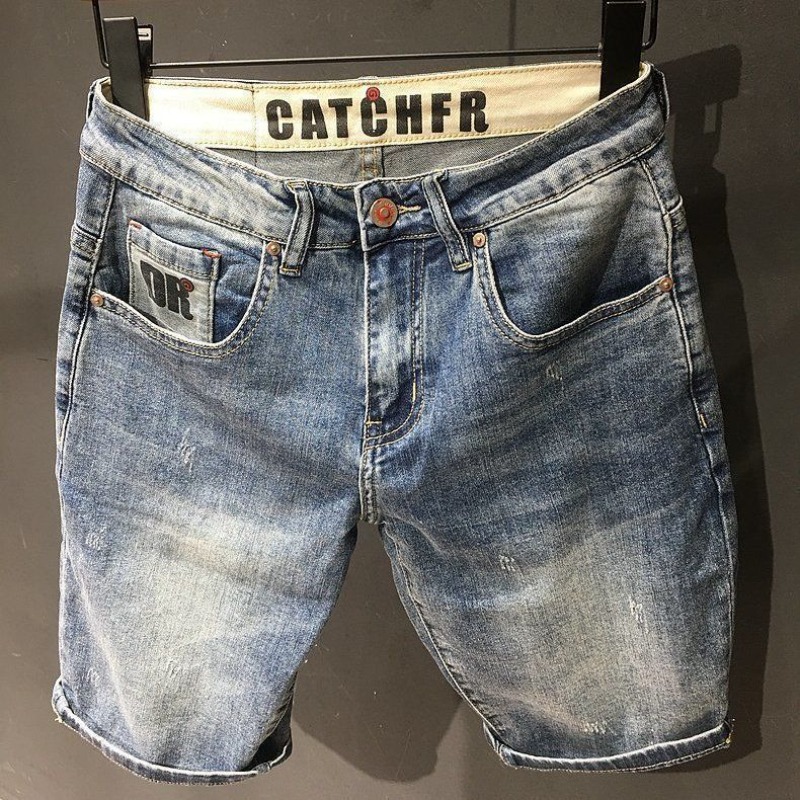 Men Fashion Jeans - Pantaloni Jeans corti per uomo Oversize