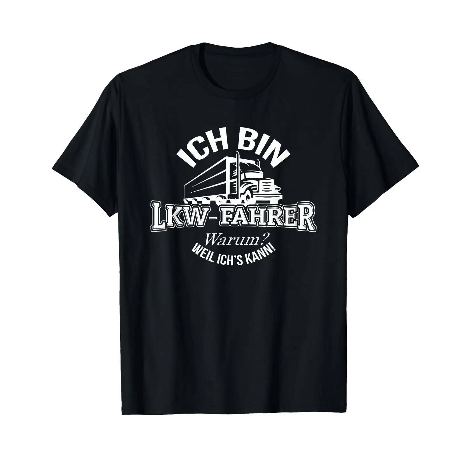 Men'S Fashion Lk - T-shirt da uomo con testo in