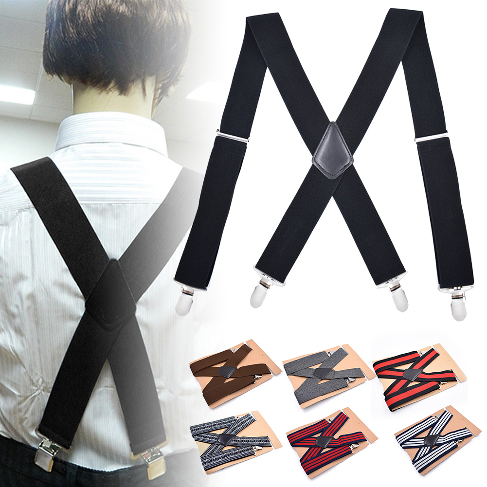 Suspenders Clip Men - Bretelle da uomo da 5 cm