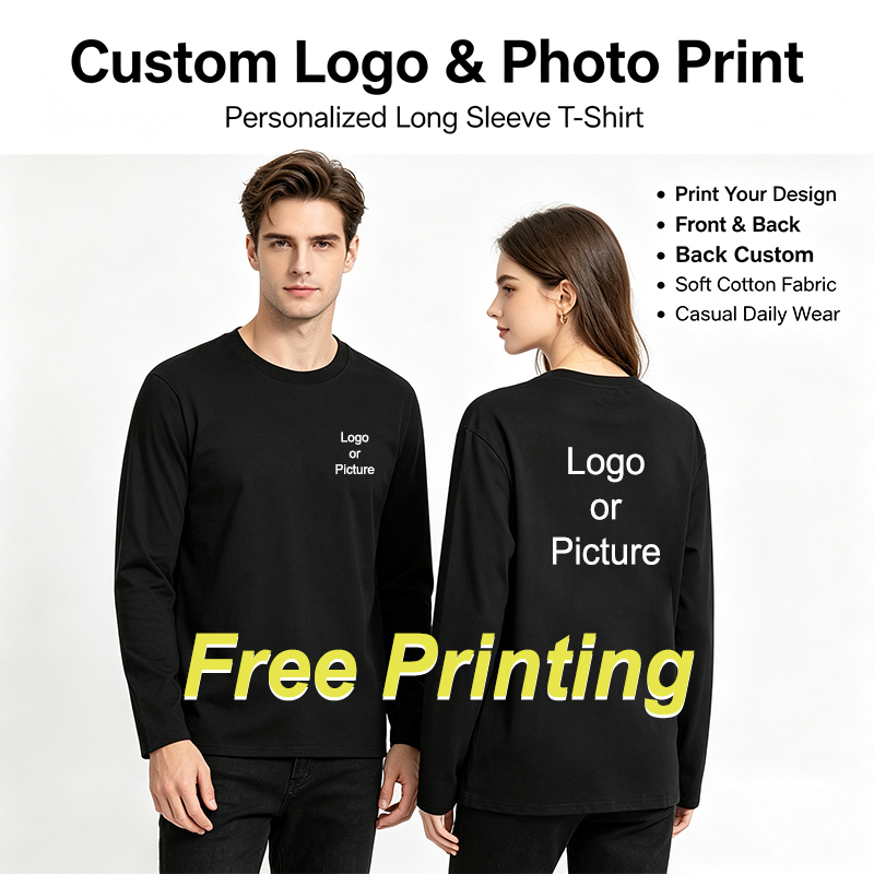 Men'S Tops Fashion - T-shirt Personalizzate in Cotone a Maniche