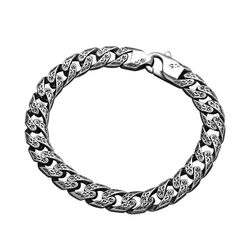 Men'S Fashion Lk - Nuovo bracciale a catena cubana in