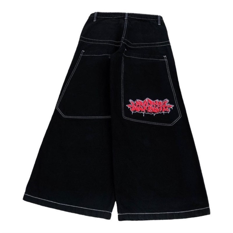 Men Fashion Jeans - Jeans Oversize Stile Hip Hop Americano,