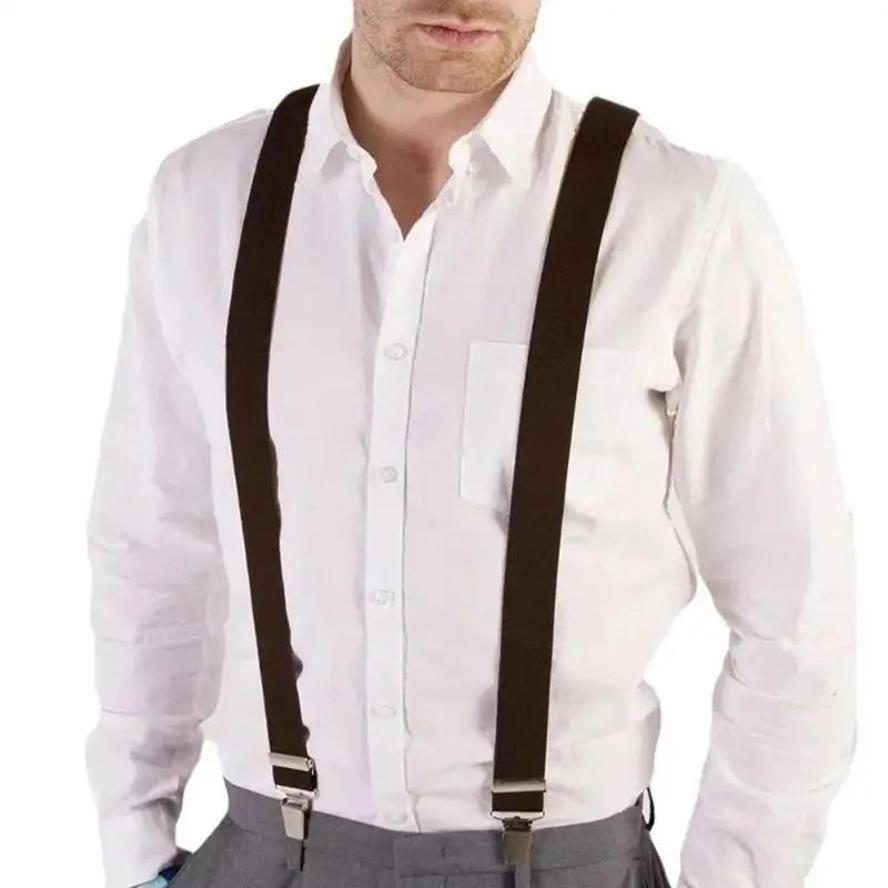 Suspenders Clip Men - 1 pz moda donne uomini unisex