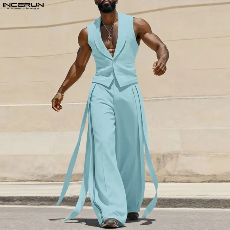 Completo da Uomo INCERUN: Gile - Mens Fashion Summer recensione e prezzo