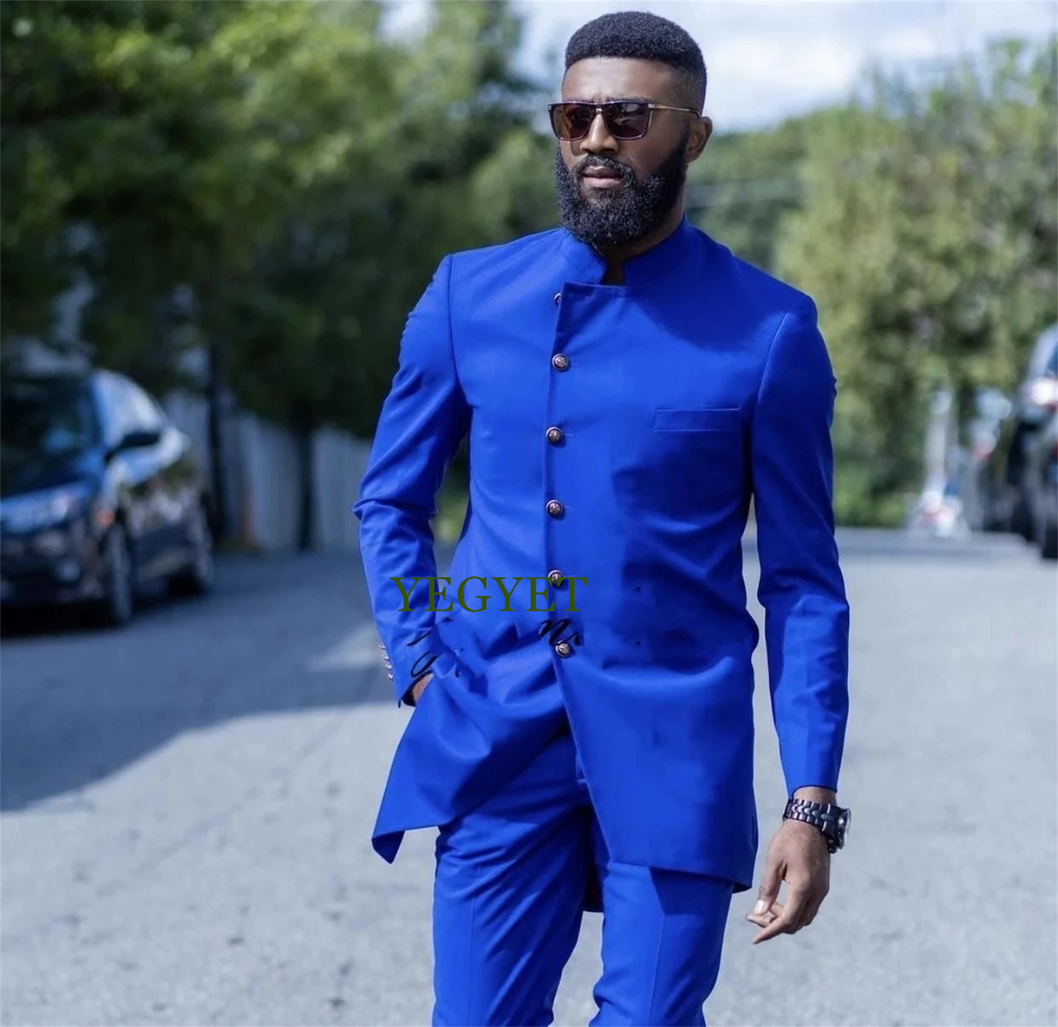 Abito da smoking blu royal sli - Slim Fit Blazer Men recensione e prezzo