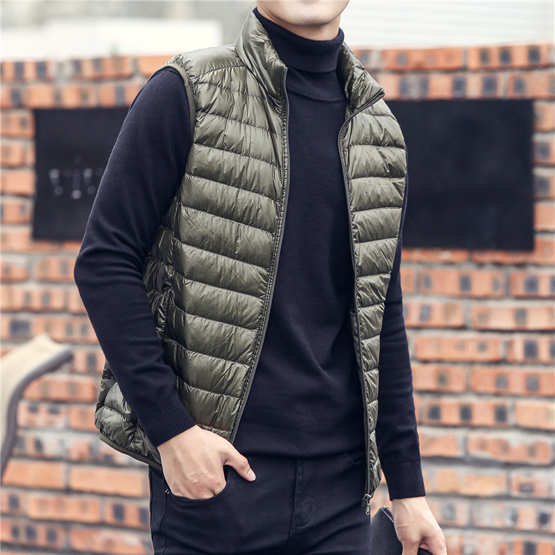 Piumini senza maniche da uomo  - Men'S Fashion Light Jacket recensione e prezzo