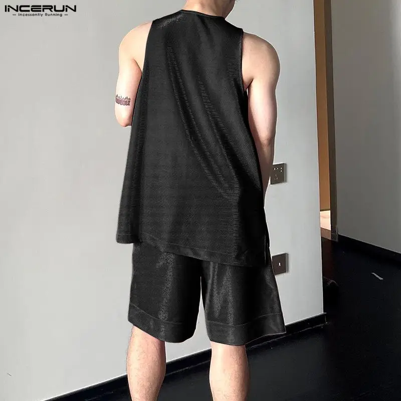 Completi da uomo INCERUN: Set  - Mens Fashion Summer recensione e prezzo