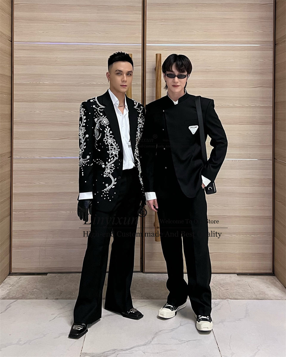 Moda metallo diamante imprezio - Mens Fashion Trajes recensione e prezzo