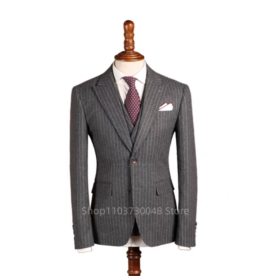 Nuovo Completo da Uomo Grigio  - Slim Fit Blazer Men recensione e prezzo