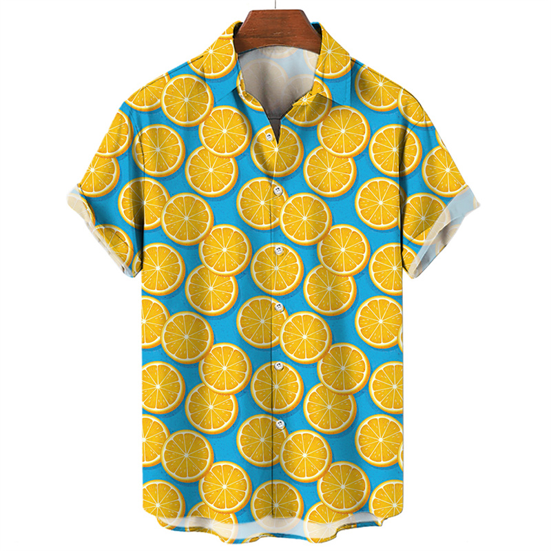 Moda 3D Stampa Limone Arancia  - Men'S Fashion Lk recensione e prezzo