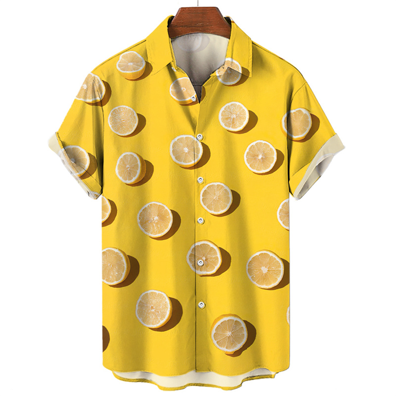 Moda 3D Stampa Limone Arancia  - Men'S Fashion Lk recensione e prezzo