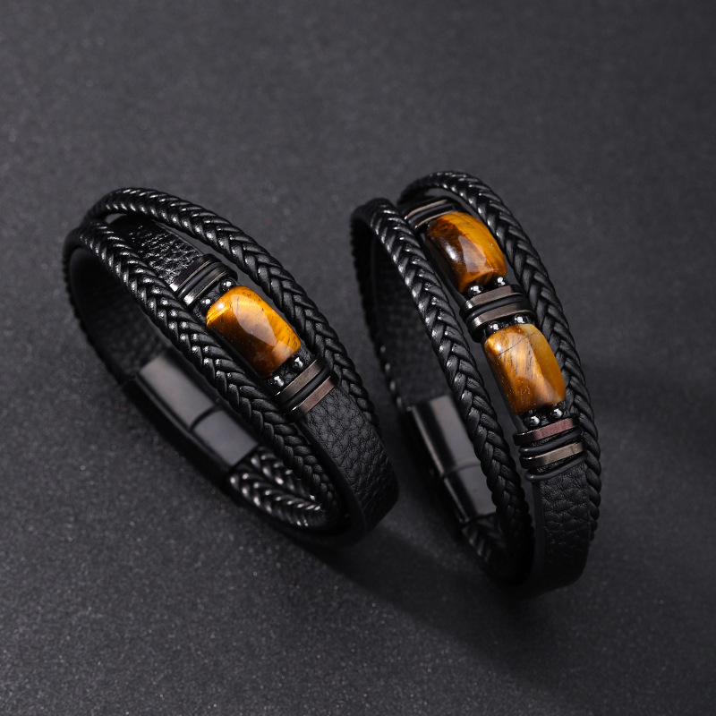 Un braccialetto in pietra occh - Men'S Fashion Lk recensione e prezzo