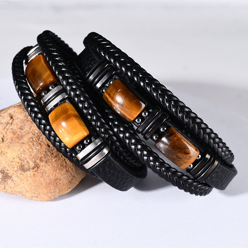 Un braccialetto in pietra occh - Men'S Fashion Lk recensione e prezzo