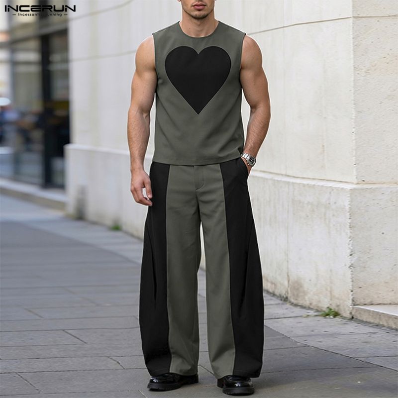 INCERUN Set da uomo con top se - Mens Fashion Summer recensione e prezzo