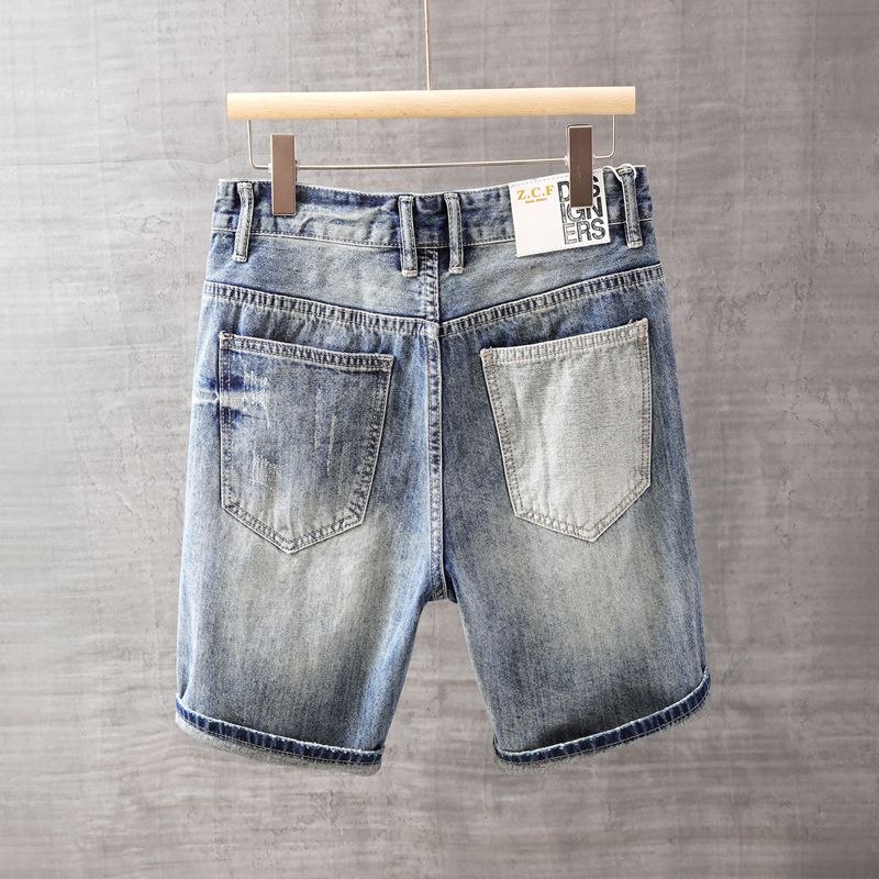Pantaloni jeans corti da uomo  - Men Fashion Jeans recensione e prezzo