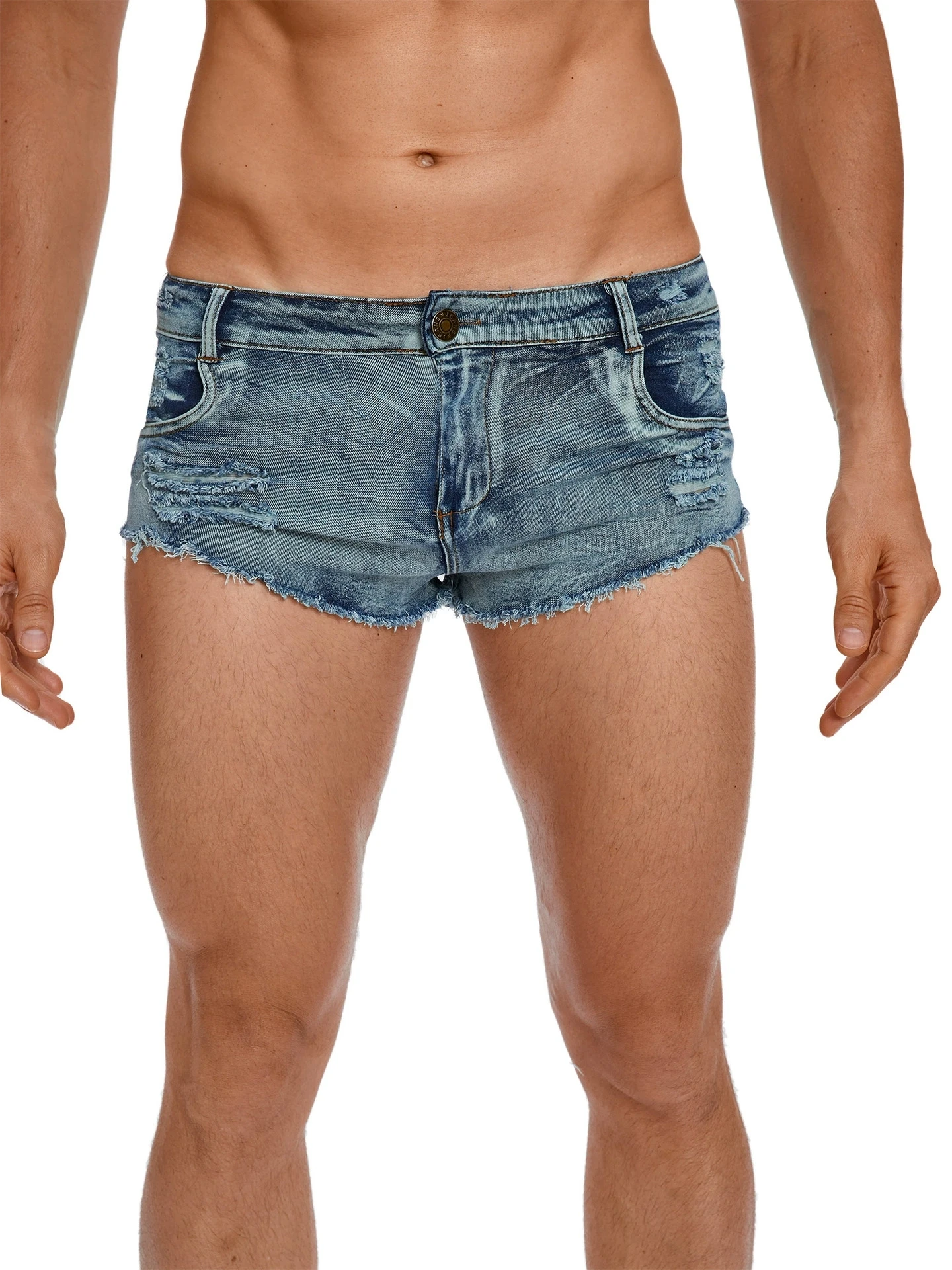 Pantaloncini Jeans da Uomo a V - Men Fashion Jeans recensione e prezzo