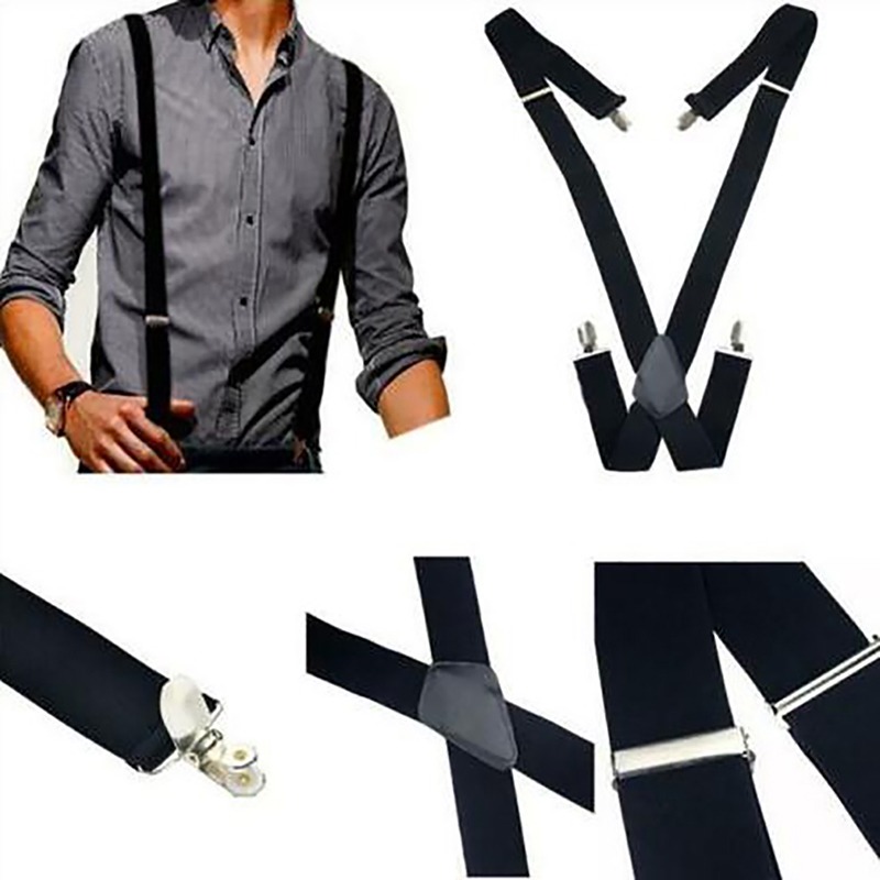 4 clip 2.5/3.5 cm di larghezza - Suspenders Clip Men recensione e prezzo