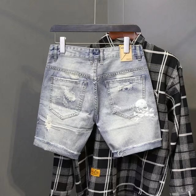 Jeans corti strappati elastici - Men Fashion Jeans recensione e prezzo